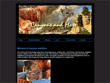 Tablet Screenshot of canyonsandmore.com
